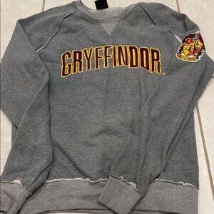 Gryffindor Crest Gray Crewneck Sweater